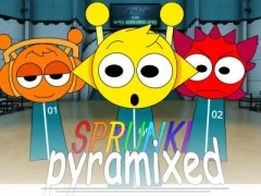 Oyunu Sprunki Pyramixed: Squid Game çevrimiçi