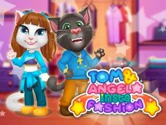 Oyunu Tom and Angela Insta Fashion çevrimiçi