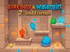 Oyunu Fireboy & Watergirl 7: and Friends çevrimiçi