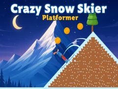 Oyunu Crazy Snow Skier: Platformer çevrimiçi