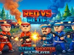 Oyunu Red vs Blue. Strike Shooter Multiplayer çevrimiçi
