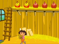 Oyunu Dora The explorer Saves the Farm çevrimiçi