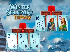 Oyunu Winter Solitaire TriPeaks çevrimiçi