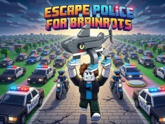 Oyunu Escape Police for Brainrots çevrimiçi
