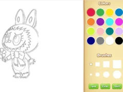 Oyunu Chibi Labubu Coloring Book for Kids çevrimiçi