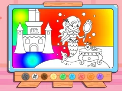 Oyunu Coloring Book: Mermaid Makeup çevrimiçi