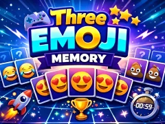 Oyunu Three Emoji Memory çevrimiçi