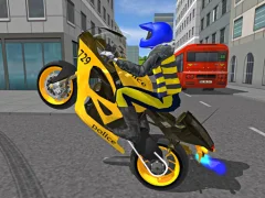Oyunu Police Motorbike Race Simulator çevrimiçi