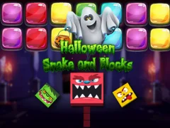 Oyunu Halloween Snake and Blocks çevrimiçi
