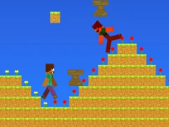 Oyunu Noob vs Pro But Anvil Rain Minecraft çevrimiçi