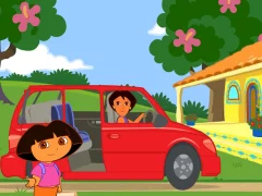 Oyunu Dora The explorer Dora's Ride-Along City Adventure çevrimiçi