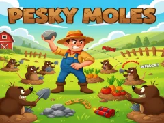 Oyunu Pesky Moles çevrimiçi