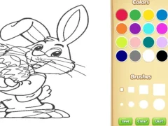 Oyunu Easter Bunny Coloring Book for Kids çevrimiçi