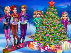 Oyunu Princesses Christmas tree çevrimiçi