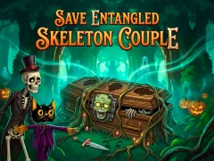 Oyunu Save Entangled Skeleton Couple çevrimiçi