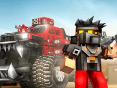 Oyunu Blocky Cars: Car Battle çevrimiçi