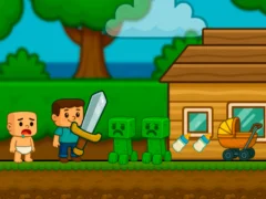 Oyunu Baby Noob Help! Steve çevrimiçi