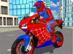 Oyunu Hero Stunt Spider Bike Simulator 3d 2 çevrimiçi