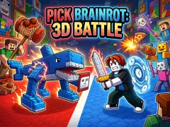 Oyunu Pick Brainrot: 3D Battle çevrimiçi