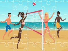 Oyunu Beach Volleyball Jigsaw çevrimiçi