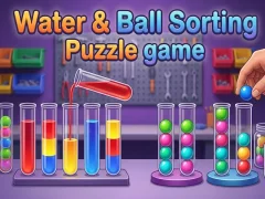 Oyunu Water & Ball Sorting Puzzle game çevrimiçi