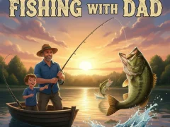 Oyunu Fishing with Dad çevrimiçi
