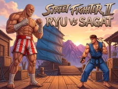 Oyunu Street Fighter II Ryu vs Sagat çevrimiçi