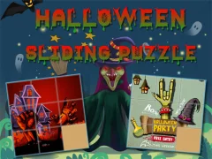 Oyunu Halloween Sliding Puzzle çevrimiçi