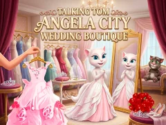 Oyunu Talking Tom Angela City Wedding Boutique çevrimiçi