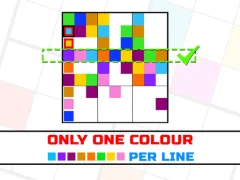 Oyunu Only one color per line çevrimiçi