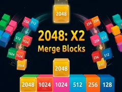 Oyunu 2048 X2 Merge Blocks çevrimiçi
