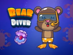 Oyunu Bear Diver çevrimiçi