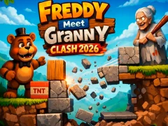 Oyunu Freddy Meet Granny Clash 2026 çevrimiçi