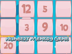 Oyunu Memory Game With Numbers çevrimiçi