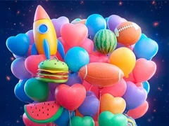 Oyunu Merge 3D - Match 3 Balloons çevrimiçi