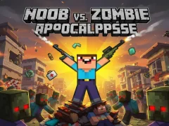 Oyunu Noob vs Zombie Apocalypse çevrimiçi