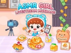 Oyunu ASMR Girl: Livestream Mukbang çevrimiçi