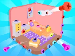Oyunu Screw Sort 3D: Screw Puzzle çevrimiçi
