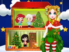 Oyunu Christmas Puppet Princess House çevrimiçi