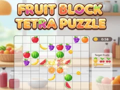Oyunu Fruit Block Tetra Puzzle çevrimiçi