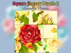 Oyunu Square jigsaw Puzzle 2  Assemble Flowers çevrimiçi