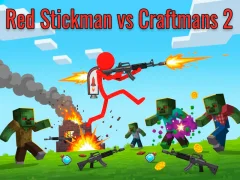 Oyunu Red Stickman Vs Craftmans 2 çevrimiçi