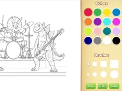Oyunu Dinosaur Coloring Book For Kids çevrimiçi
