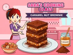 Oyunu Sara`s Cooking Class Caramel Nut Brownie çevrimiçi