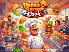 Oyunu Papas Burger Cook çevrimiçi