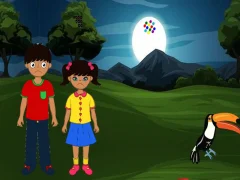 Oyunu Siblings Escape From Dark Forest çevrimiçi