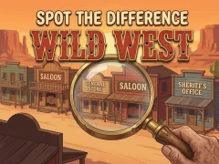 Oyunu Spot The Difference Wild West çevrimiçi