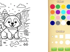 Oyunu Dog Coloring Book çevrimiçi