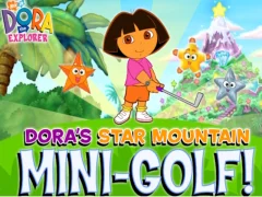 Oyunu Dora The explorer Dora's Star Mountain Mini-Golf çevrimiçi