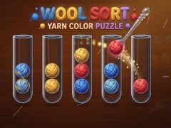 Oyunu Wool Sort Yarn Color Puzzle çevrimiçi